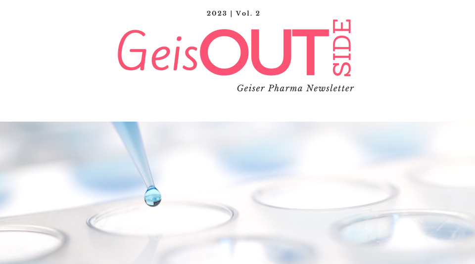 Geiser Pharma annual newsletter. A company specialised in the development of value added product. Don't miss out dossiers ready to be license out